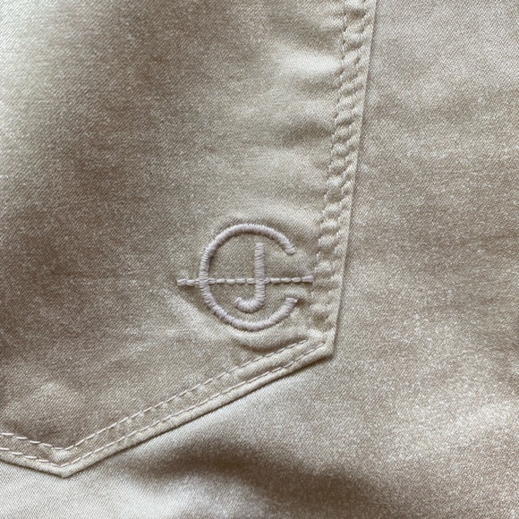 CJ by Cookie Johnson Wisdom Ankle Skinny Denim Jeans Pale Gold - Picture 6 of 10